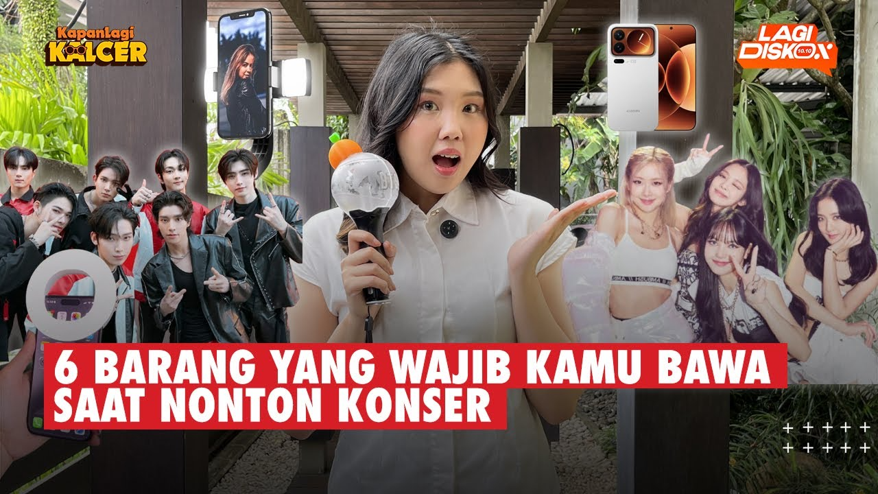 6 Barang Wajib Kamu Bawa Saat Nonton Konser - Harbolnas 11.11 Edition